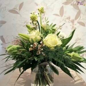 Blumen-Abo - Blumenladen Olbernhau - Foto eines Strausses mit weißen Rosen