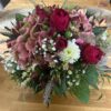 Blumenstrauß groß - Blumenladen Olbernhau - Foto eines Blumenstraußes z.B. zum Geburtstag mit roten Rosen und Hortensien